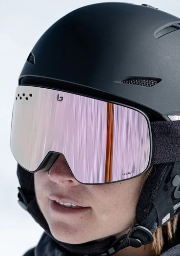 detail BOLLÉ - NEVADA Black Matte - Volt Pink Cat 2