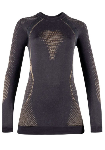 detail UYN Women's Shirt W Cashmere Shiny 2.0 UW Long Sleeve Round Neck