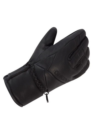 detail Descente kožené rukavice LLOYD BLK