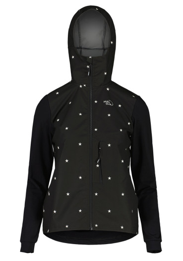 detail Maloja Bunda SennesM. Printed deep black stars