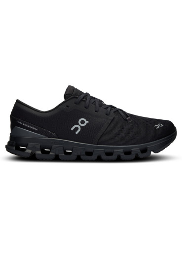 detail Men's On Running Cloud X 4 Shoes, M Black/Eclipse