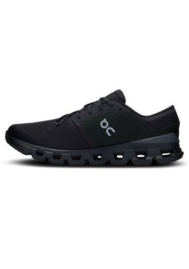 detail Men's On Running Cloud X 4 Shoes, M Black/Eclipse