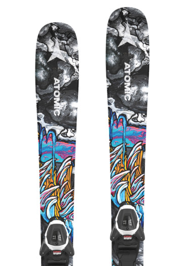 detail Atomic Bent JR 110–130 + L 6 GW downhill skis