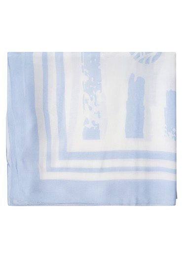 detail Dámský šátek Sportalm Bayshore 950101 Blue Marguerite