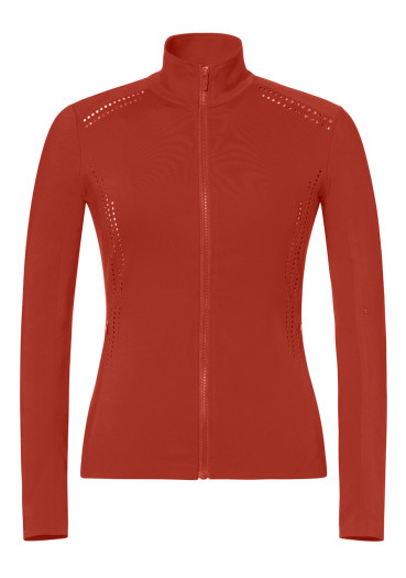 detail Goldbergh Veronique Zip Jacket Bronze Brown