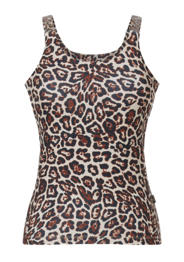 detail Women's Tank Top Goldbergh Potnia Tank With Bra Jaguar