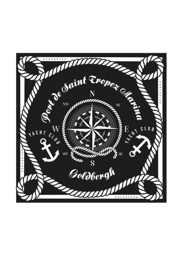 detail Scarf Goldbergh Atlas Scarf Black