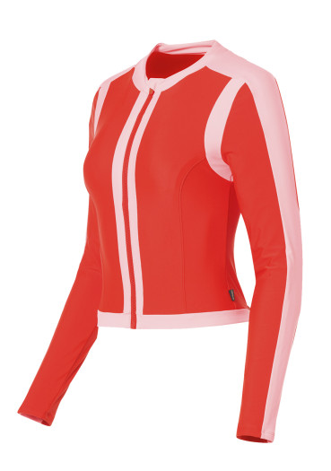 detail Goldbergh Splash Long Sleeve Zip Ras Sunset