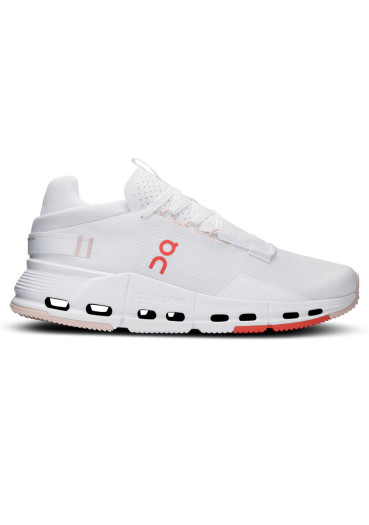 detail On Running Cloudnova 2 W White/Flame