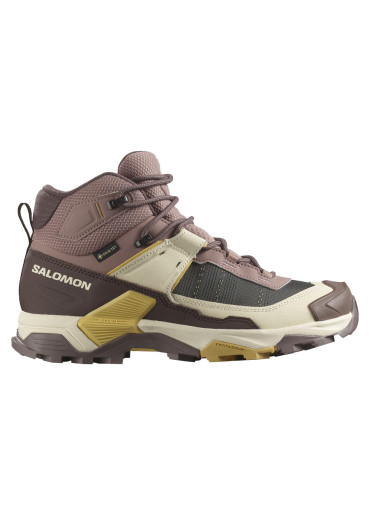 detail Women’s Salomon X ULTRA 5 MID GTX W – Burlwood / Roasted Cashew / Rattan
