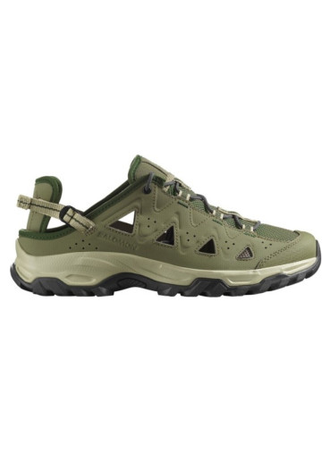 detail Men’s Salomon ALHAMA – Dried Lichen Green / Asphalt / Black Forage