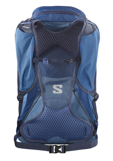 detail Backpack Salomon Aerotrek 20 Poseidon/Black Iris/Dark Blue