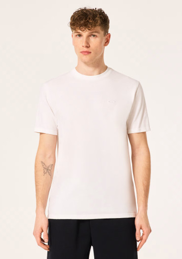 detail Men's Oakley Relax Tee 2.0 Off White 1A1 – English Product Description