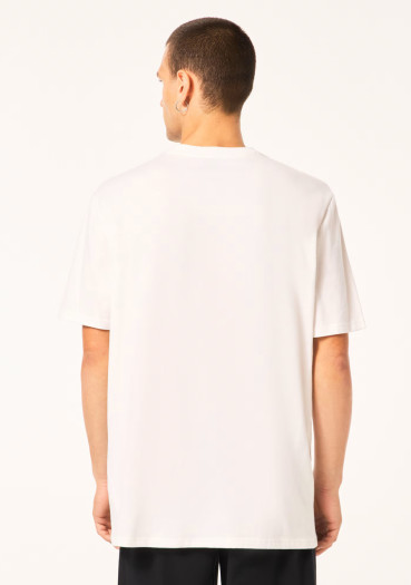 detail Men's Oakley Relax Tee 2.0 Off White 1A1 – English Product Description