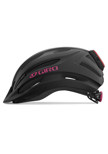 detail Women's cycling helmet Giro Register II LED W Mat Black/Raspberry