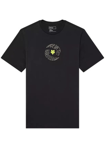 detail Fox Spiral Ss Prem Tee Black