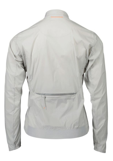 detail Women's cycling jacket POC W's Essential Splash Jacket Granite Grey