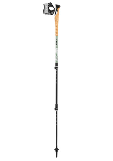 detail Leki Cross Trail Carbon, white-envy-black, 100-135 cm
