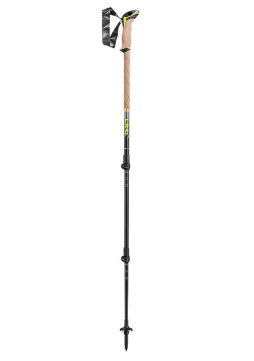detail Leki Sherpa, dark anthracite-copper-neonyellow, 110 -145 cm