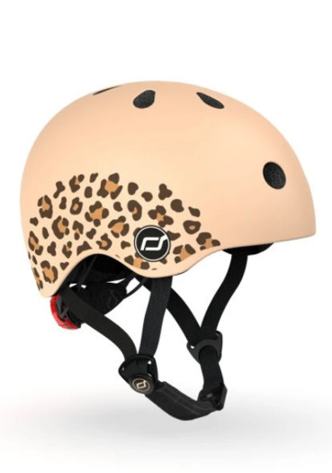 detail Scootandride Helma graphic XXS leopard