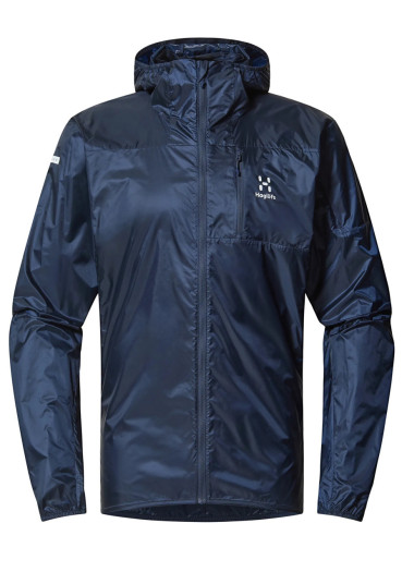 detail Men’s Jacket Haglöfs 605236-3N5 L.I.M Shield Hood M – Ultra-Light Windbreaker with Water-Repellent Protection
