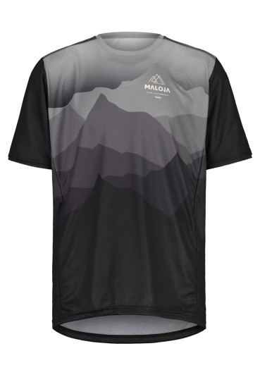 detail Maloja Tričko MoriM. Multi deep black