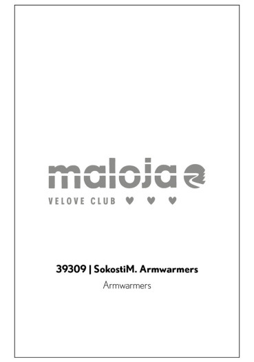 detail Maloja SokostiM. Arm Warmers – Magnolia