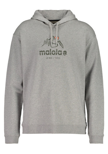 detail Maloja Mikina DroM. grey melange
