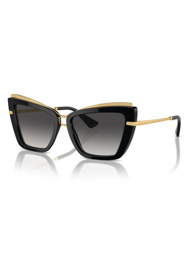 detail Dolce & Gabbana 0DG4472 501/8G54 Sunglasses Black-Grey Gradient