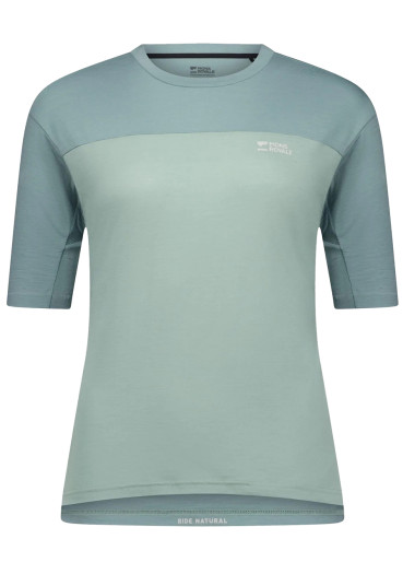 detail Mons Royale Diversion Merino Bike Jersey Ss Wmns Dew / Desert Sage