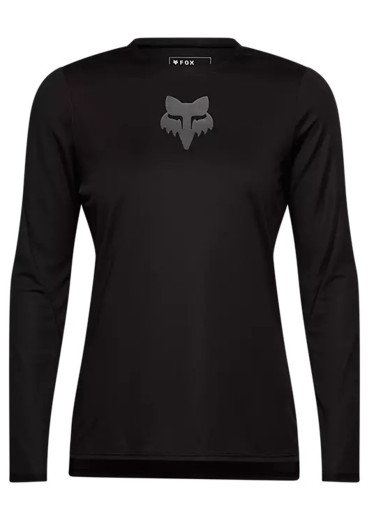 detail Fox W Ranger Ls Jersey Fox Head Black