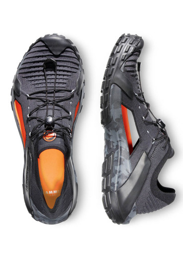 detail Men's sandals Mammut Hueco II Air Low Men Dark Steel /Black