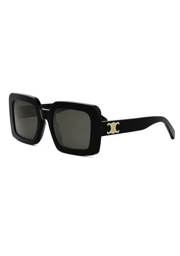 detail Celine Triomphe Square Sunglasses Black CL40304U5601A