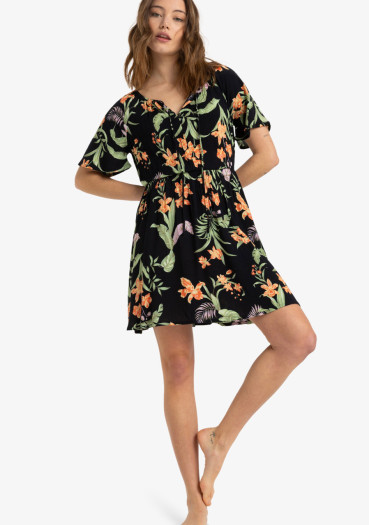detail Roxy ERJWD03869-KVJ3 Tropical Tides Crinkle