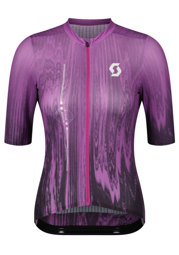 detail Scott Women’s Ultd SL SS Jersey – Liquid Purple/Black