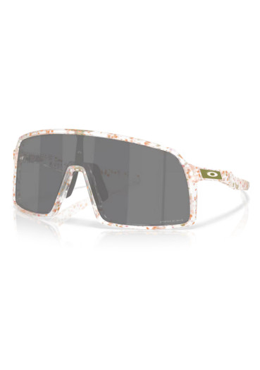 detail Oakley 9406-C737 Sutro Mt Clear Terrazzo Sunglasses with Prizm Black Lenses