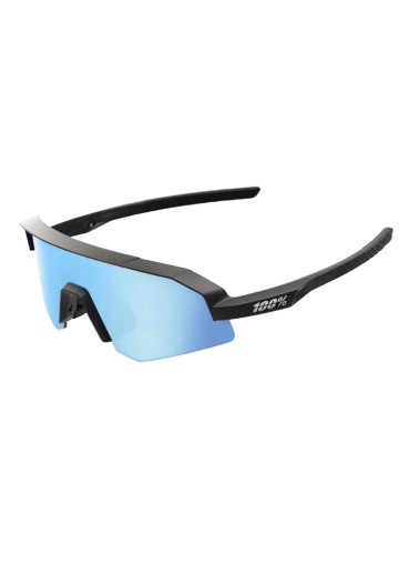 detail Kids sunglasses 100% Slendale XS-Matte Black-HiPER Blue Multilayer Mirror