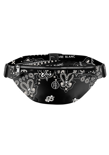 detail Poivre Blanc Banana-Wo/P Ski Waist Bag Paisley Black