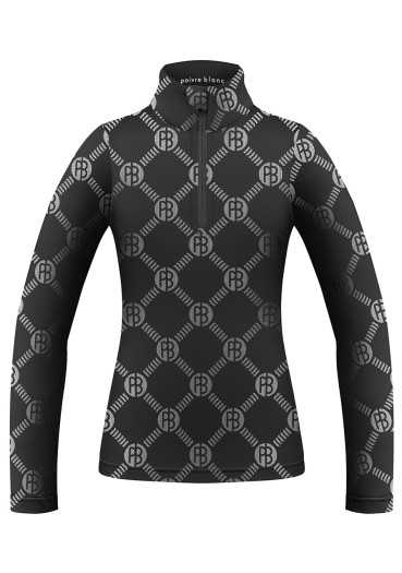 detail Poivre Blanc Mia-Jrgl/M Base Layer Shirt Monogram Black