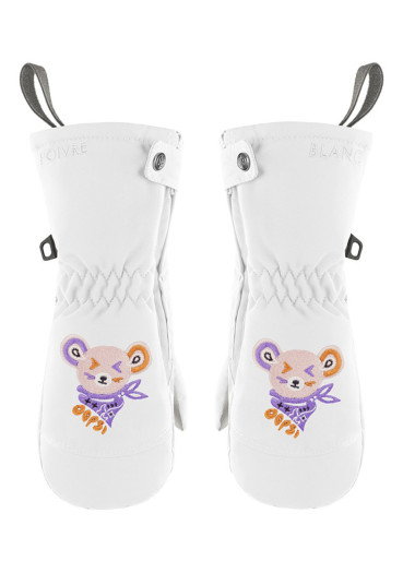 detail Poivre Blanc Mimi-Bbgl Ski Mittens White