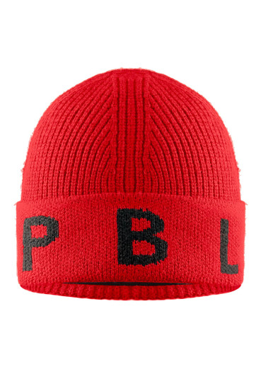 detail Poivre Blanc Bini-Jrux Knit Beanie Scarlet Red