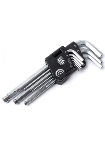 detail Author CC Allen Key Set 1.5–10 mm – Silver