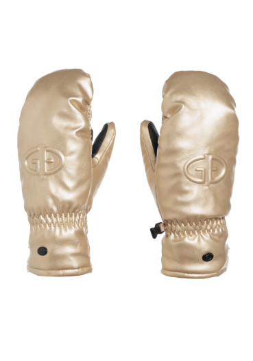 detail Women's Goldbergh Charmer Mittens Rich Gold
