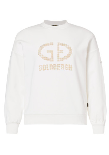 detail Women’s Fleece Sweatshirt Goldbergh Alessandra Crew Neck Sweater Cream