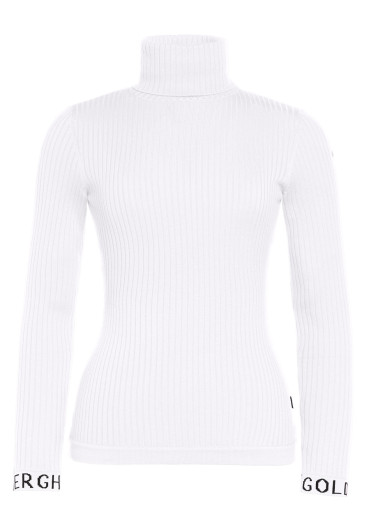 detail Women's Turtleneck Goldbergh Mira Long Sleeve Knit Sweater White