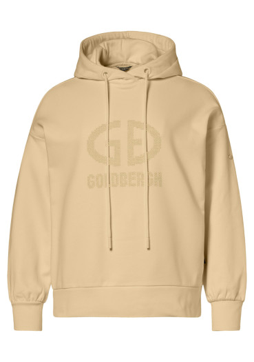 detail Women's Sweatshirt Goldbergh Giorgia Hooded Sweater Caramello