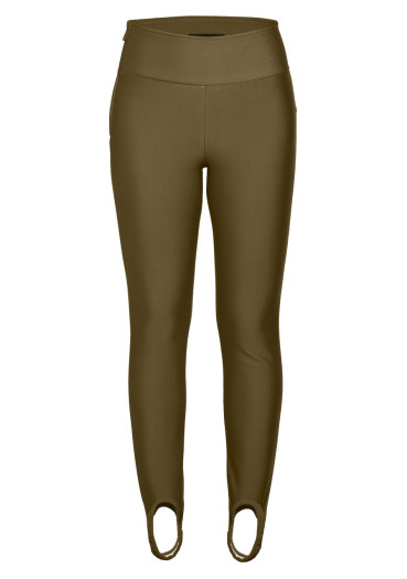 detail Goldbergh Sandy Ski Pants Dark Olive Women’s Slim Fit Trousers