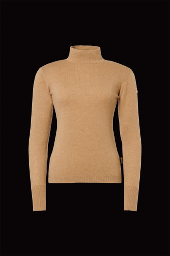 detail Women’s Sweater Goldbergh Venere Long Sleeve Knit Sweater Caramello