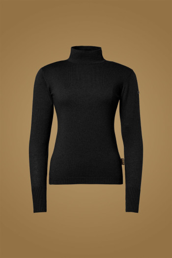 detail Women’s Sweater Goldbergh Venere Long Sleeve Knit Sweater Black