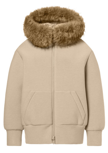 detail Goldbergh Luce Women's Jacket Faux Border Caramello